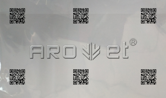 1277星际电子游戏A-one高快UV喷码机在PE膜上喷二维码